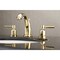 Kingston Brass KB8982DL 8" Widespread Bathroom Faucet, Polished Brass KB8982DL - alternate 2